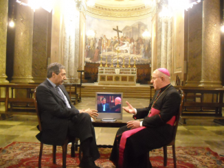 Bischof Pizzi von Forlà¬: Solange Position der Piusbruderschaft ungeklärt, habe ich keine Absicht die Zelebration im überlieferten Ritus zu erlauben" (im Bild: Aufzeichnung einer Sendung von TV2000)