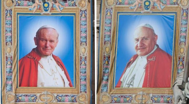 Die Heiligsprechung von zwei Päpsten durch zwei Päpste?
