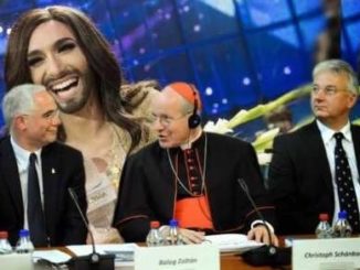 Kardinal Schönborn gratulierte Thomas Conchita Wurst Neuwirth zum Eurovisionserfolg: "Im bunten Garten Gottes herrscht Farbenvielfalt"