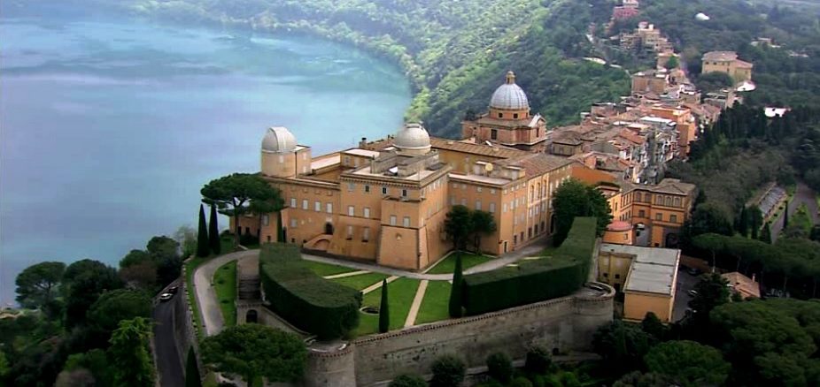 Castel Gandolfo, die päpstliche Sommerresidenz in der Nähe von Rom.