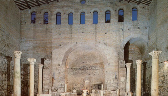 Der Katakomenpakt wurde in den Resten der Domitillakatakomben in Rom geschlossen.