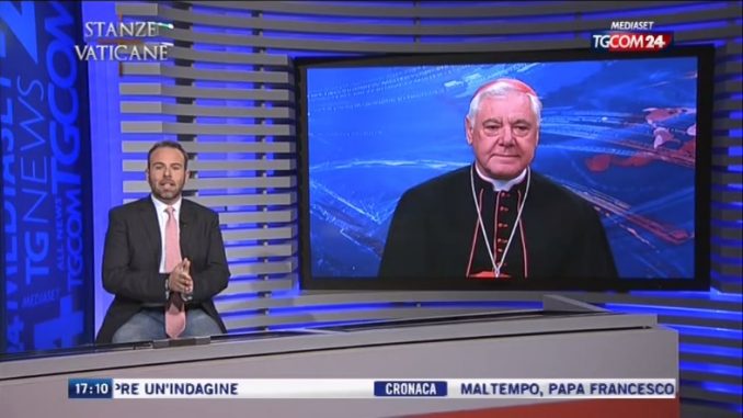 Kardinal Müller bei TGcom