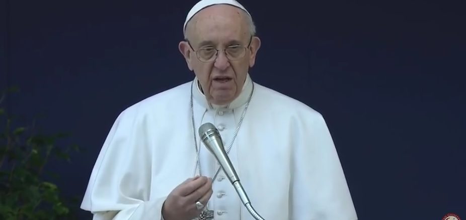 Papst Franziskus am 17. Februar 2017 an der Universität Roma Tre