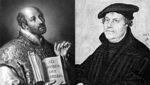 Ignatius von Loyola und Martin Luther
