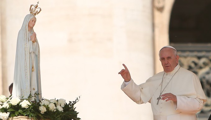 Papst Franziskus in Fatima: Frappierende Ähnlichkeit mit der lutherischen Irrlehre