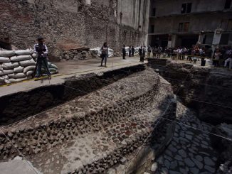 Fundamente des Ehecatl-Tempels in Mexiko-Stadt, Menschenopfer bestätigt
