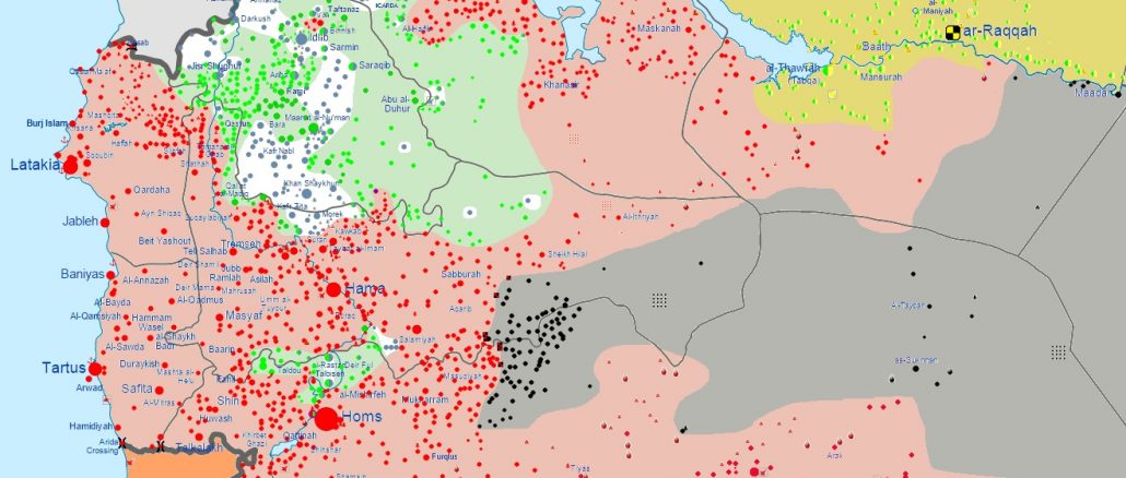 Wer kontrolliert aktuelle welche Gebiete in Syrien?