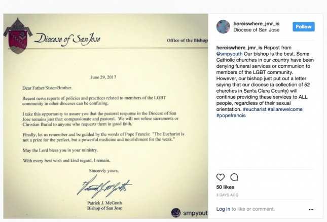 LGBT-Richtlinien von Bischof McGrath (Kalifornien)