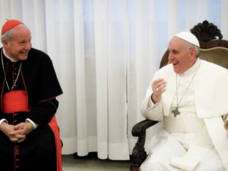 Kardinal Schönborn und Papst Franziskus
