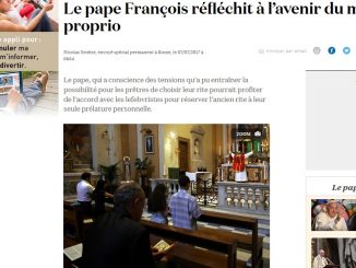 La Croix: Plant Papst Franziskus eine Aufteilung der Interessensphären mit der Piusbruderschaft?