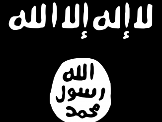 Kampffahne des Islamischen Staates (IS) und von Boko Haram