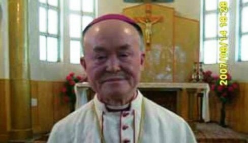 Bischof Xie Xie Tingzhe von Urumtschi. Mehr als 20 Jahre seines Lebens mußte er wegen seines Glaubens im Gefängnis und als Zwangsarbeiter verbringen.
