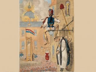 "Der Zenit der glorreichen, französischen Revolution" umschrieb James Gillray seine colorierte Zeichnung "Pinnacle of Liberty". Ein neuer Dokumentarfilm zeigt die Verbrechen der Revolutionäre gegen den katholischen Klerus.