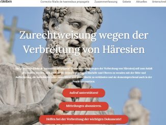 "Katholisch bleiben": neue Initiative gegen das Verschweigen der Zurechtweisung wegen der Verbreitung von Häresien im deutschen Sprachraum