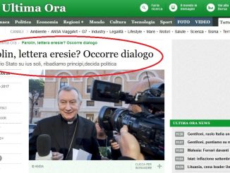 Kardinalstaatssekretär Parolin über die Zurechtweisung von Papst Franziskus mit einer Correctio filialis: "Wir brauchen Dialog".