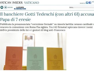 Zornige Reaktion des päpstlichen Hausvatikanisten, Andrea Tornielli, auf die Zurechtweisung des Papstes wegen der Verbreitung von Häresien