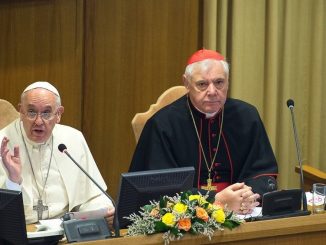 Bild aus anderer Zeit: Kardinal Müller mit Papst Franziskus