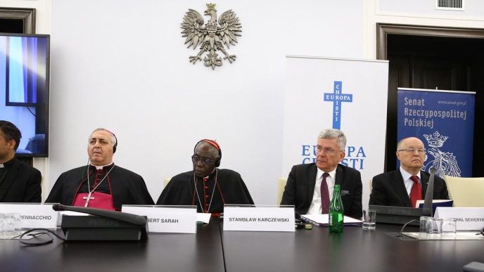 Kardinal Sarah: Länder haben ein Recht zwischen politischen und religiösen Flüchtlingen und Wirtschaftsmigranten zu unterscheiden.