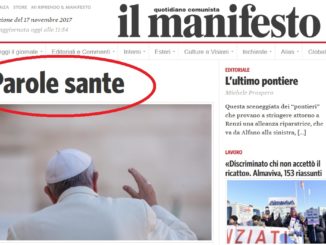 Italiens Medien sind überzeugt: Papst Franziskus verordnet der Kirche auch in Sachen Euthanasie einen Kurswechsel. Parole Sante, heilige Worte, lobte die kommunistischen Zeitung Il Manifesto.