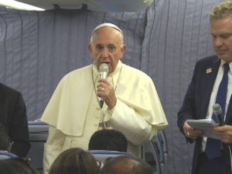 Papst Franziskus: Fliegende Pressekonferenz auf dem Rückflug von Peru.