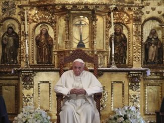 Papst Franziskus und das Vaterunser : Absage aus Deutschland (Bild: Franziskus in Peru).