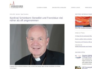 Kardinal Schönborn gibt sich freundlich, um die Kardinäle der Dubia zu Amoris laetitia zu tadeln.