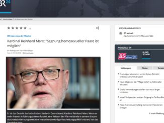 Kardinal Reinhard Marx BR Homosex