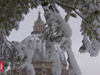 Vatikan im Schnee