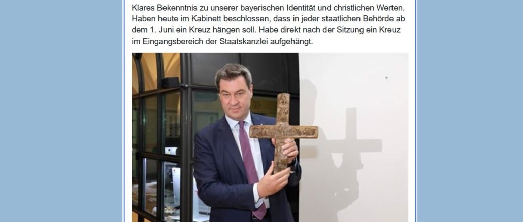 Kreuz in Bayern