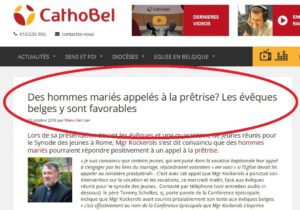 Belgische Bischöfe „für verheiratete Priester“