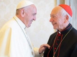Kardinal Coccopalmerio mit Papst Franziskus