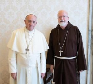 Papst Franziskus mit Kardinal O'Malley