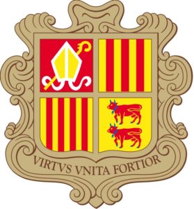 Wappen des Fürstentums Andorra