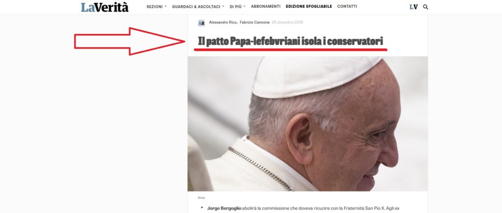 Bereitet Papst Franziskus einen Schlag vor, mit Hilfe der Piusbruderschaft die Ecclesia-Dei-Gemeinschaften zu beseitigen?