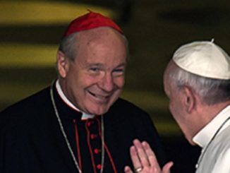 Kardinal Christoph Schönborn mit Papst Franziskus