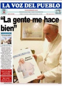 Papst Franziskus: „Ich lese nur La Repubblica“