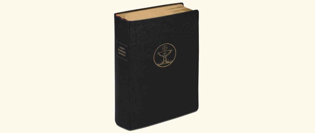 Das Vollständige Römische Messbuch der Schott-Ausgaben auf dem Stand von 1962 neu herausgebracht mit neuem Anhang.