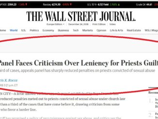Das Wall Street Journal berichtet von einer „laxen“ Nulltoleranz“ von Papst Franziskus gegen sexueller Mißbrauchstäter.