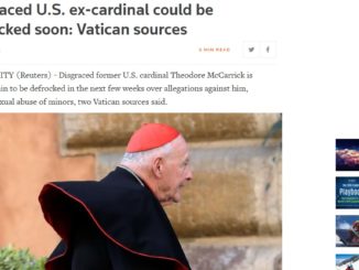 Anzeichen verdichten sich, daß Ex-Kardinal McCarrick laisiert wird.