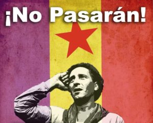 Kommunistischer Schlachtruf im spanischen Bürgerkrieg