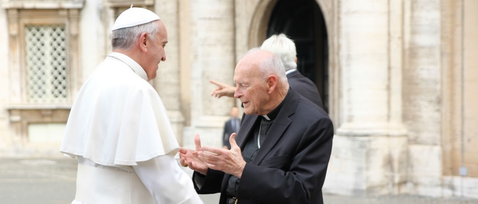 Papst Franziskus mit Ex-Kardinal McCarrick