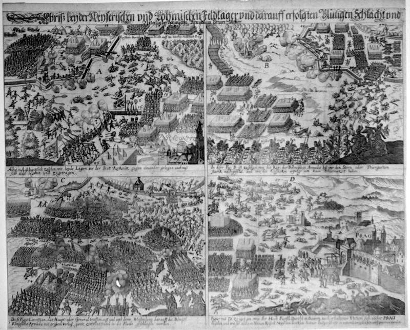 Schlacht am Weißen Berg bei Prag im November 1620 
