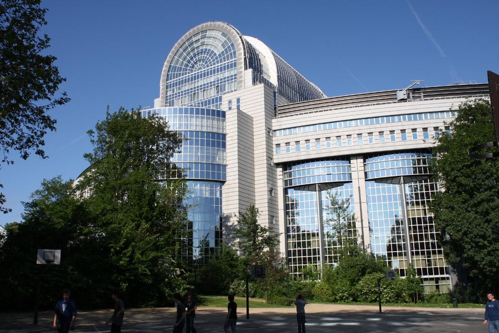 Nach dem Kommunisten Altiero Spinelli benanntes Hauptgebäude des Europäischen Parlaments in Brüssel