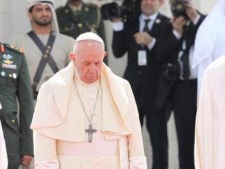 Papst Franziskus in Abu Dhabi.