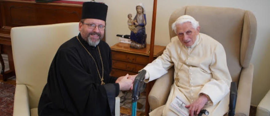Großerzbischof Schewtschuk bei Benedikt XVI.
