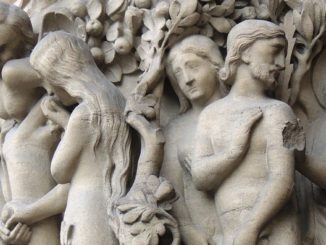 Sündenfall und Vertreibung aus dem Paradies, Notre-Dame de Paris