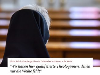 Angriff auf den priesterlichen Zölibat von Modernisten und Feministen.