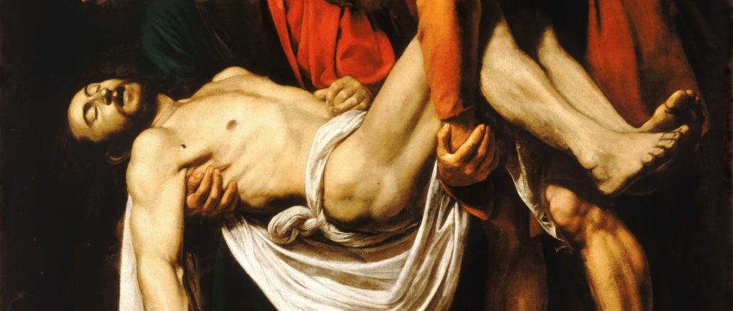 Grablegung Jesu Christi von Caravaggio, um1603