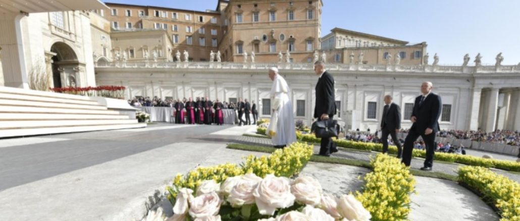 Papst Franziskus Generalaudienz 14. April 2019