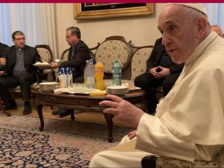 31. Mai 2019: Begegnung von Papst Franziskus mit den Jesuiten in Rumänien.
